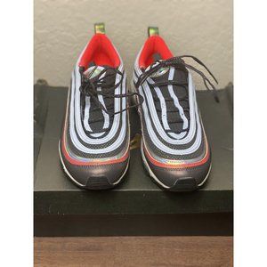 Nike Big Kids Air Max 97 FP Shoes NEW Noir/Laser Crimson CT1965-001  6.5y No Box